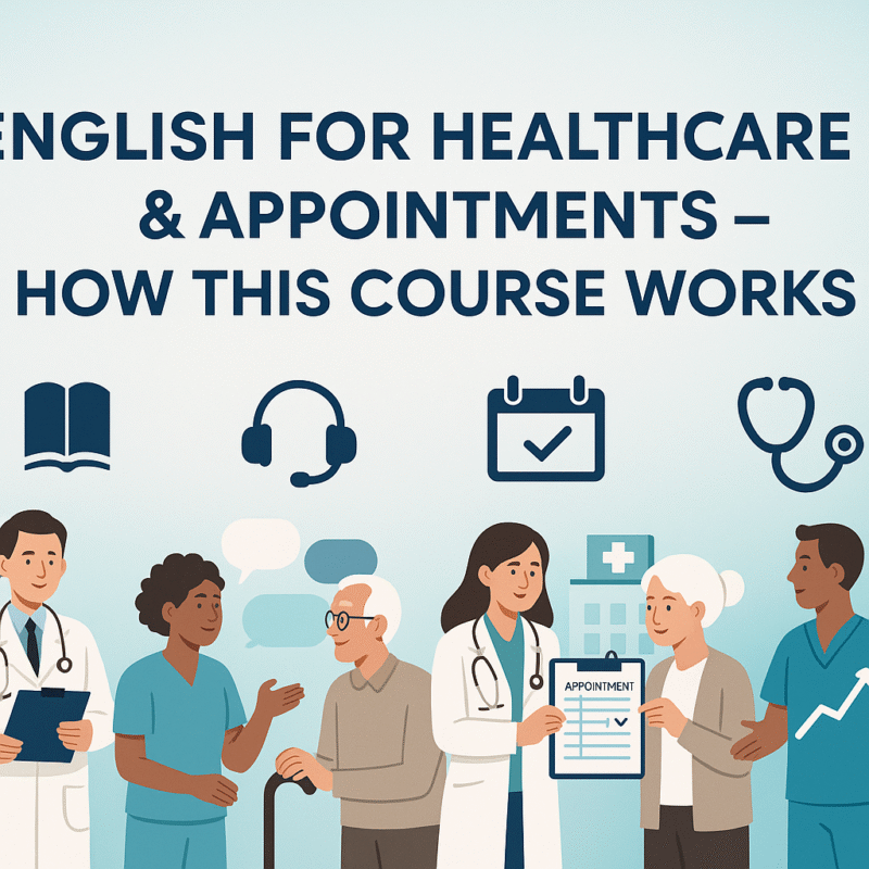 20250912 1609 Healthcare English Course Banner Simple Compose 01k4yr2rzqez7br30hg87svp64 800x800